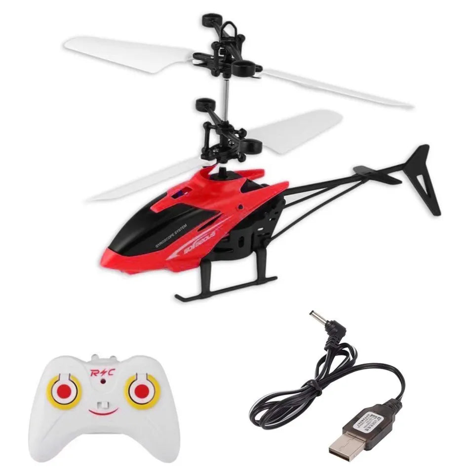 Helicopter with Radio Remote Control and Hand Sensor Charging