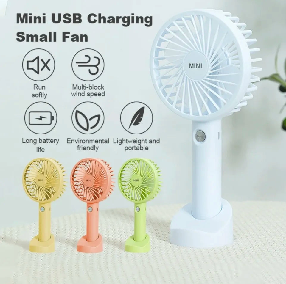 Electric Portable Mini Desk Hand Fan for Kids - Office, Travel