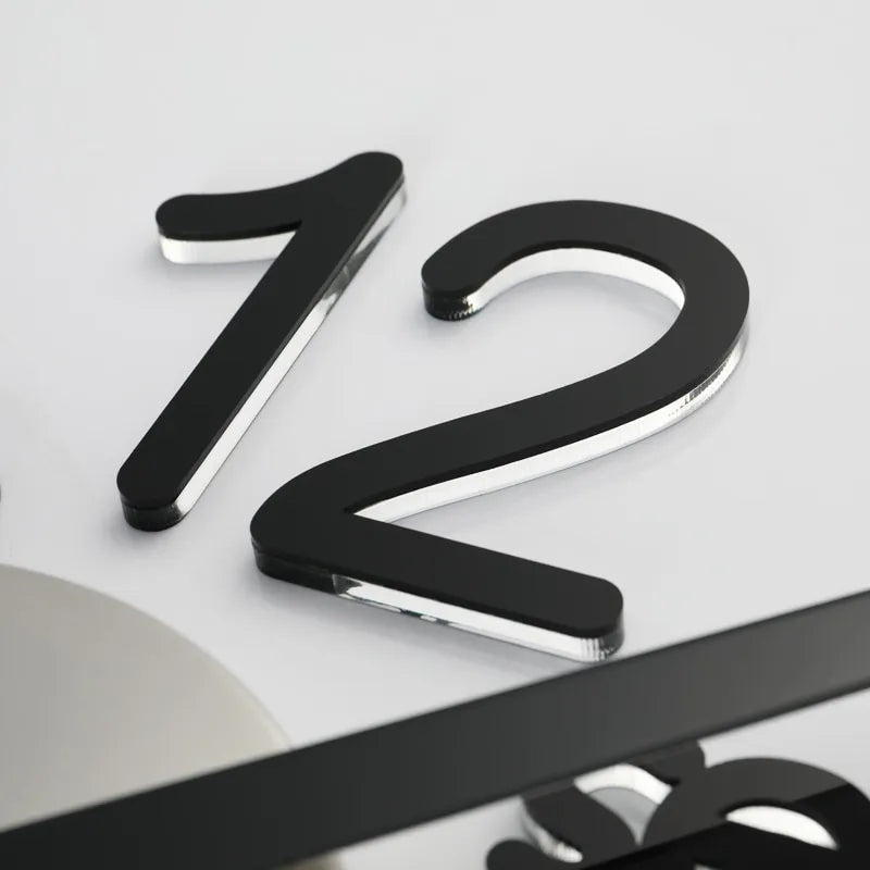 3D Wooden DIY Wall Clock Quartz Watch Decoration