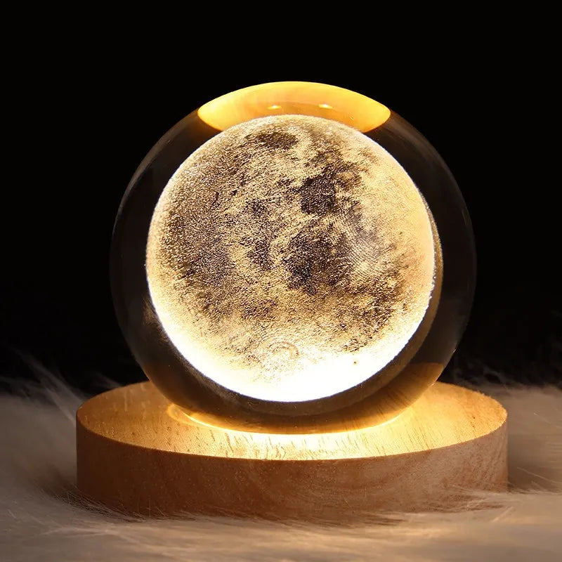 3D CRYSTAL BALL NIGHT LIGHT