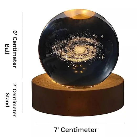 3D CRYSTAL BALL NIGHT LIGHT