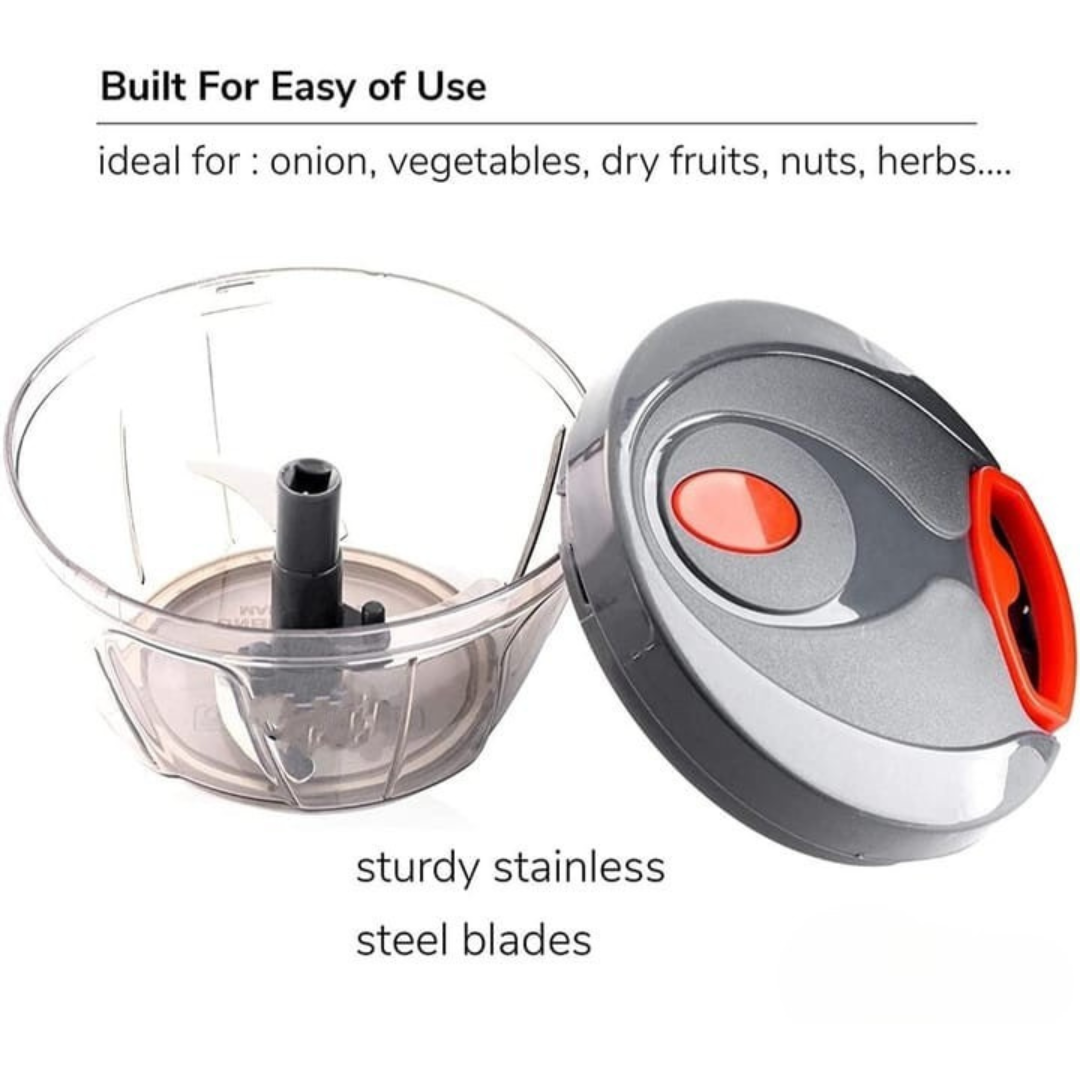 Atmad pk Manual Food Processor Vegetable Chopper, Portable