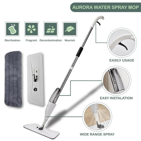 Mop , Water Spray Mop, Flat Spray Mop, 360 Degree Spray
