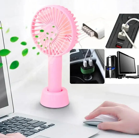 Electric Portable Mini Desk Hand Fan for Kids - Office, Travel