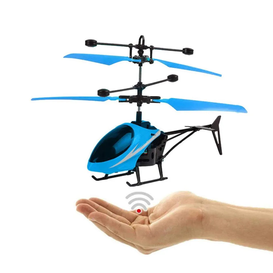 Helicopter with Radio Remote Control and Hand Sensor Charging