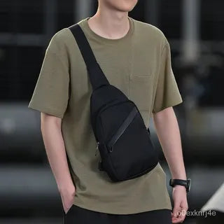Fashion Man Small Chest Bag Phone Pocket Cross Body Shoulde