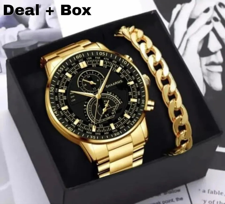 Pack Of 5 Mega Deal Men's Gift Wedding Watch Deal