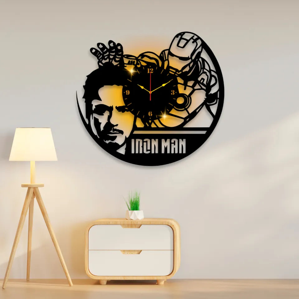 3D Wooden Wall Clock, Modern Quartz Design for Living Room or Office Home Decor and Gifting
