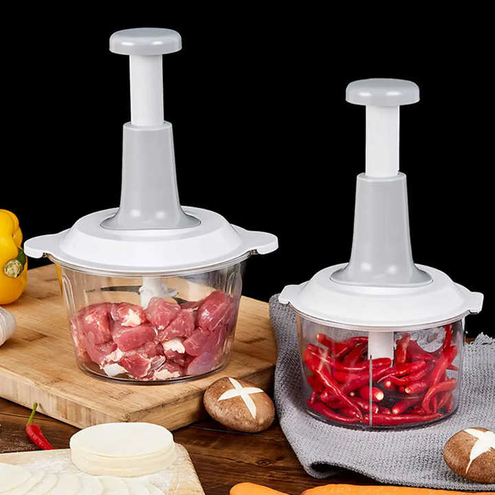 Atmad pk Manual Food Processor Vegetable Chopper, Portable