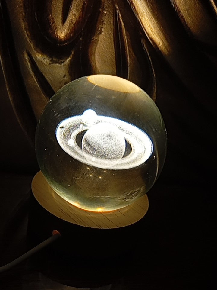 3D CRYSTAL BALL NIGHT LIGHT
