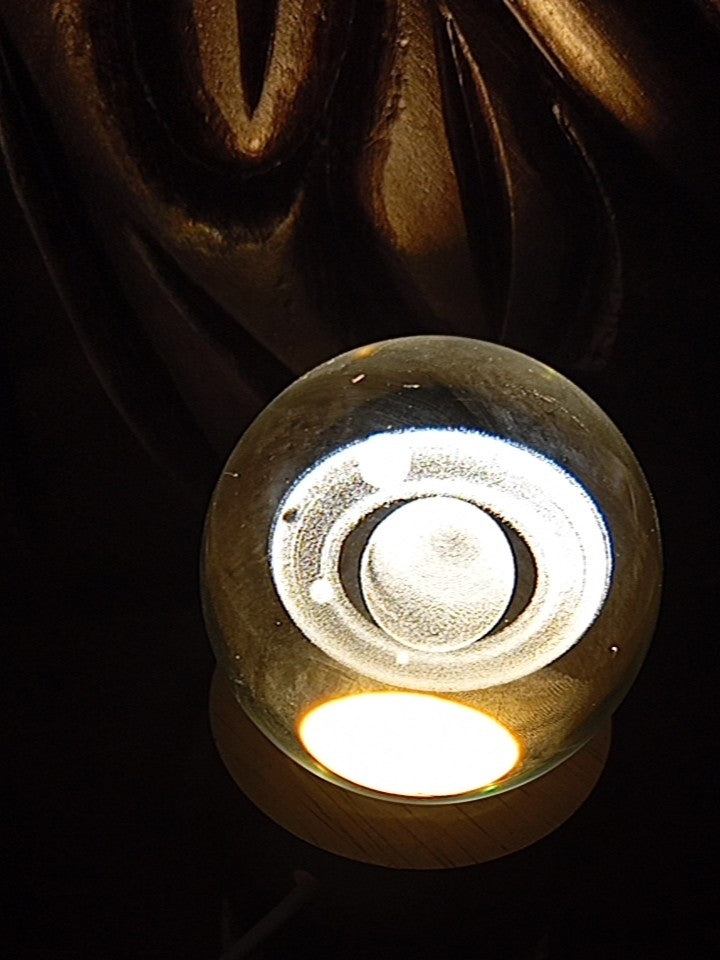 3D CRYSTAL BALL NIGHT LIGHT